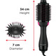 Фен-щітка Revlon Salon One-Step RVDR5222: стайлер 2 в 1 для об'єму, іонна та керамічна технологія, 820 Вт, чорний