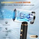 Фен для волосся JANOLTY Professional 2400W з іонізацією, дифузором та концентратором: 4 режими тепла, турбо-двигун