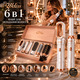 Мультистайлер 6 в 1 UKLISS Air Styler: Фен-щітка з ефектом Coanda, іонізація, кераміка, стайлер для локонів та об'єму, Білий