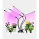 Світлодіодна фітолампа GrowLight 4 головки, 85 LED, Full Spectrum, таймер 4/8/12 год, пульт, регульований штатив