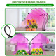 Світлодіодна фітолампа GrowLight 4 головки, 85 LED, Full Spectrum, таймер 4/8/12 год, пульт, регульований штатив