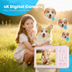 Цифрова компактна камера 4K 48MP ZHIZJIA H16 Pink — Компактний фотоапарат для блогерів з автофокусом, 16x зумом та SD-32GB
