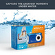Цифрова підводна камера Easypix Aquapix W3027-M Wave Marine Blue водонепроникний компактний фотоапарат (синій)