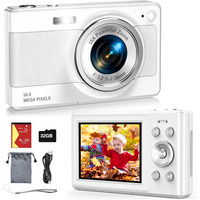 Цифровий фотоапарат Brand 56MP з автофокусом, карта 32 ГБ, 16-кратний цифровий зум, компактний, акумулятор, для початківців