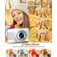 Цифровий фотоапарат Brand 56MP з автофокусом, карта 32 ГБ, 16-кратний цифровий зум, компактний, акумулятор, для початківців
