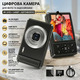 Компактна цифрова камера 4K 64MP ДЖАМАЛЬ: Автофокус, 16x Zoom, карта 32GB — UHD Фотоапарат для влогів та подорожей (Чорний)