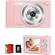 Цифрова камера WONNIE 56MP, FHD 1080P, компактна, з SD-картою на 32 ГБ, 2 батареями та шнурком, ідеально підходить для дітей