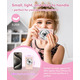 Цифрова камера WONNIE 56MP, FHD 1080P, компактна, з SD-картою на 32 ГБ, 2 батареями та шнурком, ідеально підходить для дітей
