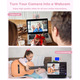 Цифрова камера WONNIE 56MP, FHD 1080P, компактна, з SD-картою на 32 ГБ, 2 батареями та шнурком, ідеально підходить для дітей