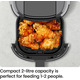 Аерогриль Цифрова аерофритюрниця Chefman TurboFry 2L: Міні-фритюрниця, сенсорне керування, 205°C, антипригарне покриття, Grey
