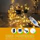 LED Гірлянда "Зірки" (10м, USB) теплі білі, 10M 80LEDs з пультом керування