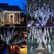 Вулична гірлянда LED Метеоритний дощ 192 LED 8 трубок 30 см Blue