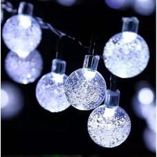 Гірлянда Кульки 100 LED Біла 10м, вулична гірлянда як кульки, світлодіодні гірлянди 100 куль