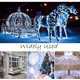 Гірлянда Lezonic Outdoor Fairy Lights 12 м — холодне світло, що створює атмосферу преміум простору