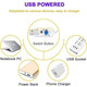 Гірлянда нитка + пульт ДК, 2х10м, 100 LED, 8 режимів, від USB теплий жовтий
