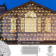 LED гірлянда-бурульки 3×1 м — тепле каскадне світло, що створює атмосферу свята будь-де на батарейках