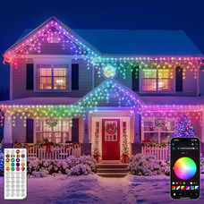 Розумні RGB-гірлянда Ollny 10 м 286 світлодіодів (керування за допомогою додатка, 16 мільйонів кольорів, синхронізація музики