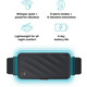 Вібраційний браслет-будильник Homedics WakeBand Black Bluetooth, безшумний будильник, 9 режимів вібрації, застосунок iOS/Android