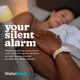 Вібраційний браслет-будильник Homedics WakeBand Black Bluetooth, безшумний будильник, 9 режимів вібрації, застосунок iOS/Android