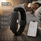 Вібраційний браслет-будильник Homedics WakeBand Black Bluetooth, безшумний будильник, 9 режимів вібрації, застосунок iOS/Android