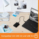 Зовнішній жорсткий диск WD Elements 2TB Portable USB 3.0, 2.5", швидкий, сумісний з Windows/Mac, чорний