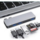 Концентратор RayCue ExpandPro Duo Lite 6-в-2 USB-C Hub Док-станція для MacBook Pro / Air Сірий космос
