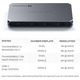Хаб Satechi Thunderbolt 4 Slim Hub 5-in-1 (ST-T4SHM) Space Gray — 8K/4K 60Hz, 60W PD, 40Gbps, для Mac та Windows
