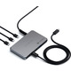 Хаб Satechi Thunderbolt 4 Slim Hub 5-in-1 (ST-T4SHM) Space Gray — 8K/4K 60Hz, 60W PD, 40Gbps, для Mac та Windows