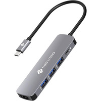 СТОК Концентратор адаптер NOVOO 5-в-1 USB C