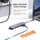 СТОК Концентратор адаптер NOVOO 5-в-1 USB C