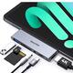 СТОК GIISSMO USB C Hub Док-станція 6-в-1, сріблястий