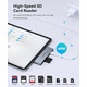 СТОК GIISSMO USB C Hub Док-станція 6-в-1, сріблястий