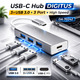 USB-C Hub DIGITUS — багатопортовий адаптер Type-C на 3×USB 3.0 для ноутбук USB HUB адаптер DIGITUS DA-70242 3.0 3 Port