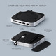 Концентратор Підставка-хаб Satechi Stand & Hub для Mac mini M4 / Pro: корпус SSD NVMe, 3xUSB-A, SD-зчитувач, алюміній, Silver
