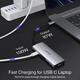 Адаптер USB-C Hub для MacBook Pro Air, 7-в-1 USB-C Dongle, аксесуари для Mac, USB-C Multiport з 4K HDMI, 3 порти USB 3.0, 100 Вт