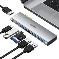 СТОК GIISSMO 7 IN 2 USB C Hub, адаптер MacBook Pro з HDMI 4K