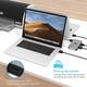 Перемикач USB KVM Перемикач USB 3.0 Перемикач KVM для Windows10 ПК Клавіатура Миша Принтер 2 комп’юте