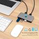 Перемикач USB KVM Перемикач USB 3.0 Перемикач KVM для Windows10 ПК Клавіатура Миша Принтер 2 комп’юте