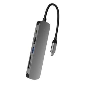 USB Type-C до HDMI-4K концентратор-розгалужувач Док-станція для ноутбука з адаптером PD SD TF RJ45 Thunderbolt 3 для Macbook Air M