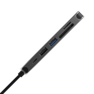 USB Type-C до HDMI-4K концентратор-розгалужувач Док-станція для ноутбука з адаптером PD SD TF RJ45 Thunderbolt 3 для Macbook Air M