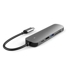 USB Type-C до HDMI-4K концентратор-розгалужувач Док-станція для ноутбука з адаптером PD SD TF RJ45 Thunderbolt 3 для Macbook Air M