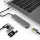 USB Type-C до HDMI-4K концентратор-розгалужувач Док-станція для ноутбука з адаптером PD SD TF RJ45 Thunderbolt 3 для Macbook Air M