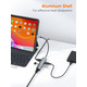USB-C концентратор, адаптер CableCreation USB-C для MacBook Pro, 5-в-1 USB-C на HDMI багатопортовий адаптер, сумісний з MacBook