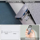 Багатопортовий адаптер USB-C Hub, Vunvooker 5-в-1 USB-C Dongle з довгим кабелем, розширювач USB-C для ноутбука 100 Вт PD 4-портів