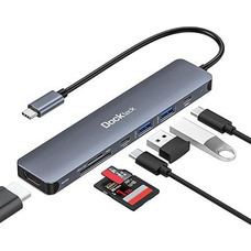 СТОК Концентратор USB C Hub Dockteck 7 в 1