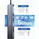 СТОК Концентратор USB C Hub Dockteck 7 в 1