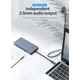 Blueendless HD1201 12 в 1 концентратор типу c, портативна док-станція для ноутбука