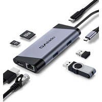 СТОК Концентратор Onshida USB C 7 в 1 з HDMI 4K