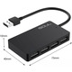 Універсальний пасивний USB-хаб ISOUL на 4 порти USB 2.0 Чорний
