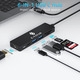 Концентратор USB Hub Хаб USB-C E-VATAR 6-в-1 USB 1 HDMI, 2 USB 3.0, 100 Вт PD3.0, 1 SD/TF